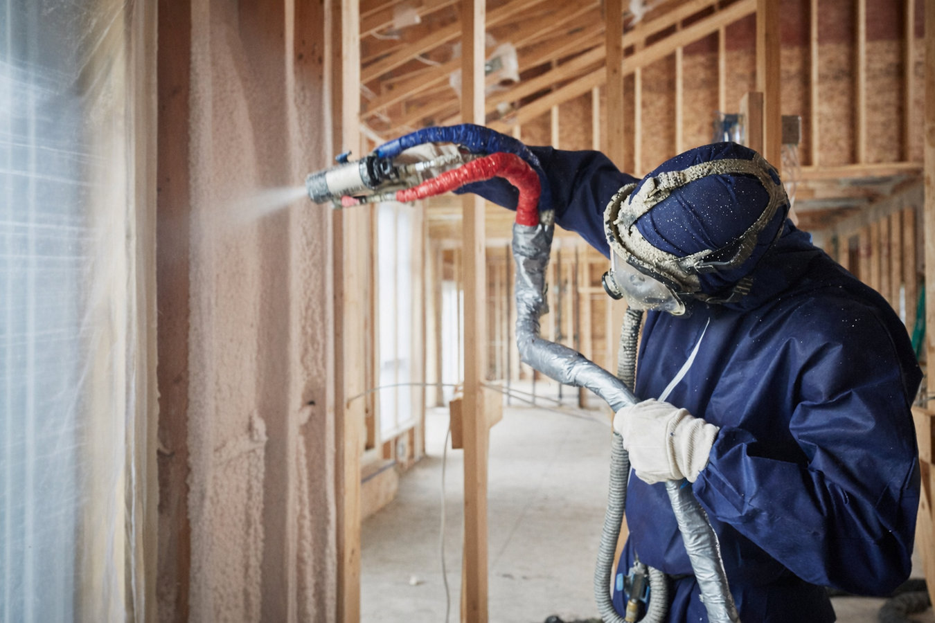 Open-cell foam insulation